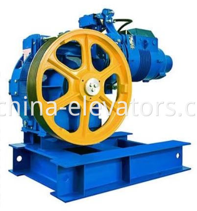 AC VVVF 18ATF Geared Traction Machine for OTIS Elevators 